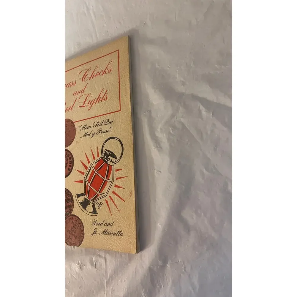 Vintage Brass Checks and Red Lights Mazzulla Denver Prostitution History 1966